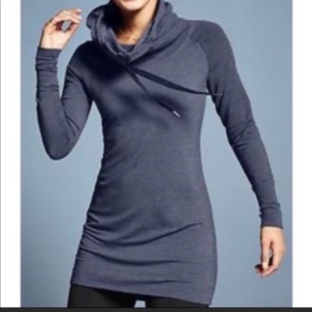 Athleta Intention Cover Up Hooded Dress (XXS)